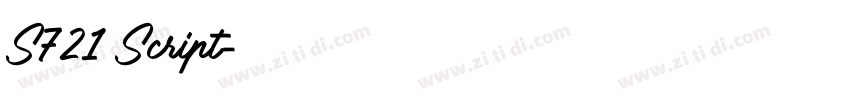 S721 Script字体转换